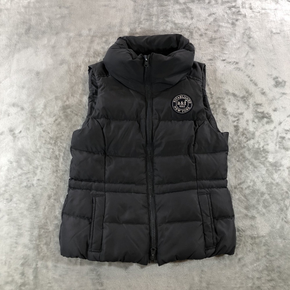 abercrombie fitch Vest Kids M Gray Down Goose